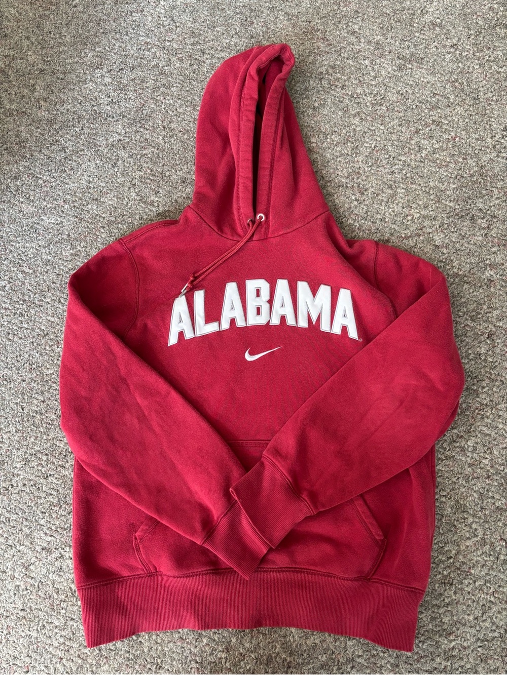 Vintage Nike Alabama Red Hooded Sweatshirt